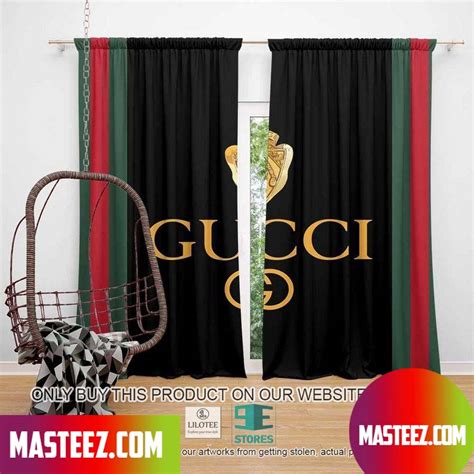 gucci inspired curtains